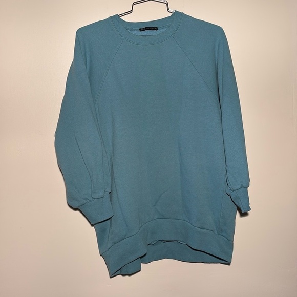 Zara Oversized Raglan Sweatshirt - Picture 1 of 6